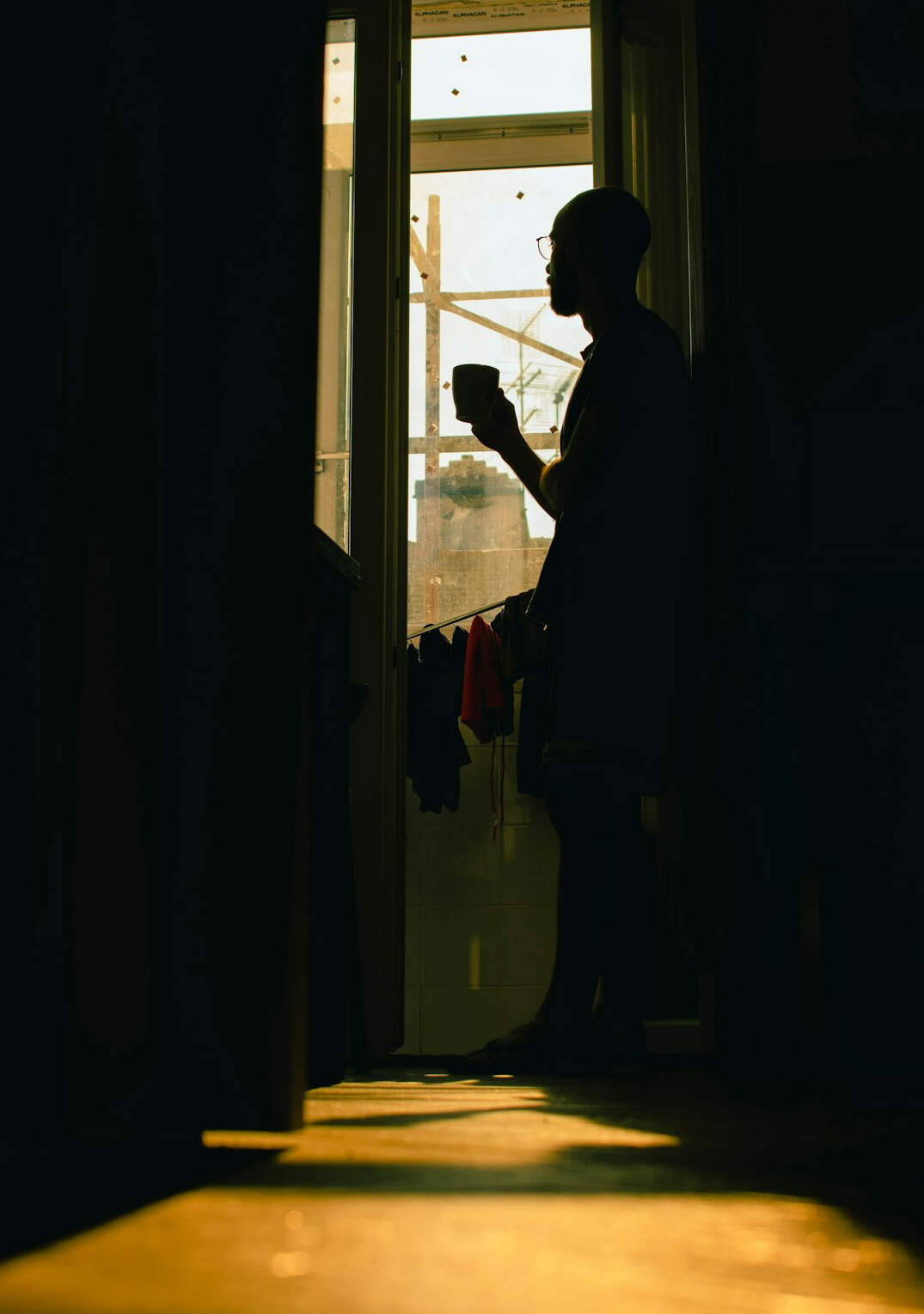 football player returning home